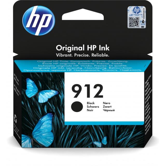 HP - Cartucho de tinta Original 912 negro