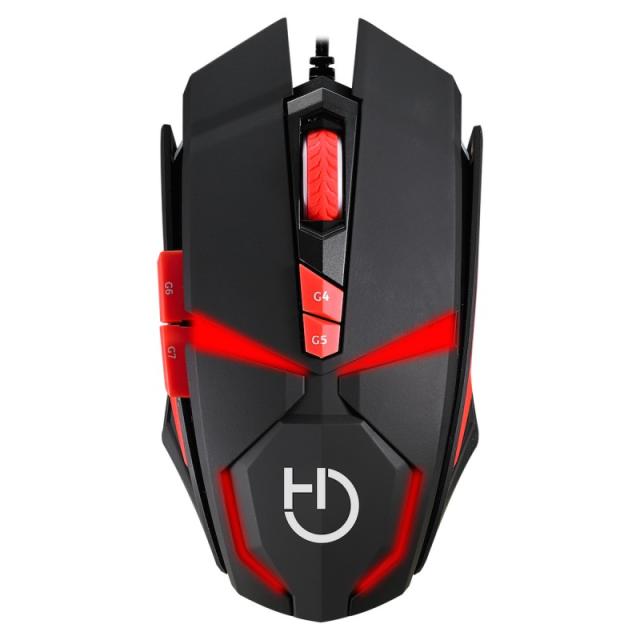 Hiditec - MICRURUS ratón Juego mano derecha USB tipo A Laser 8100 DPI