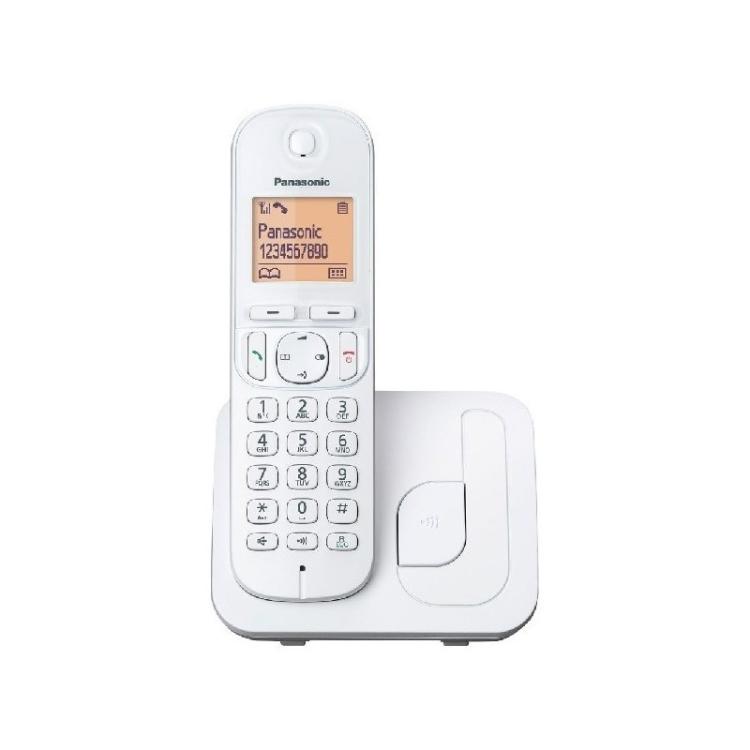 Panasonic - KX-TGC210 Teléfono DECT Blanco Identificador de llamadas