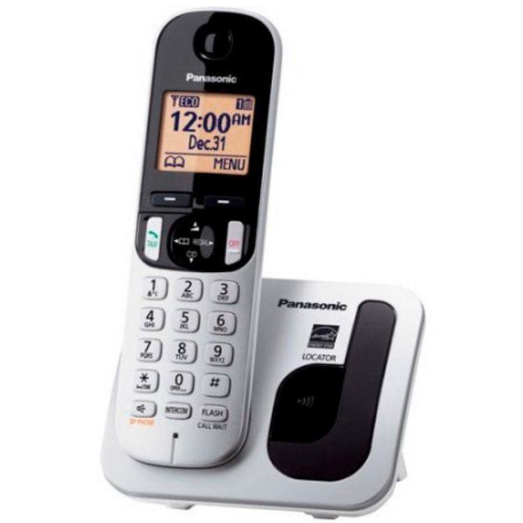 Panasonic - KX-TGC210 Teléfono DECT Identificador de llamadas Metálico