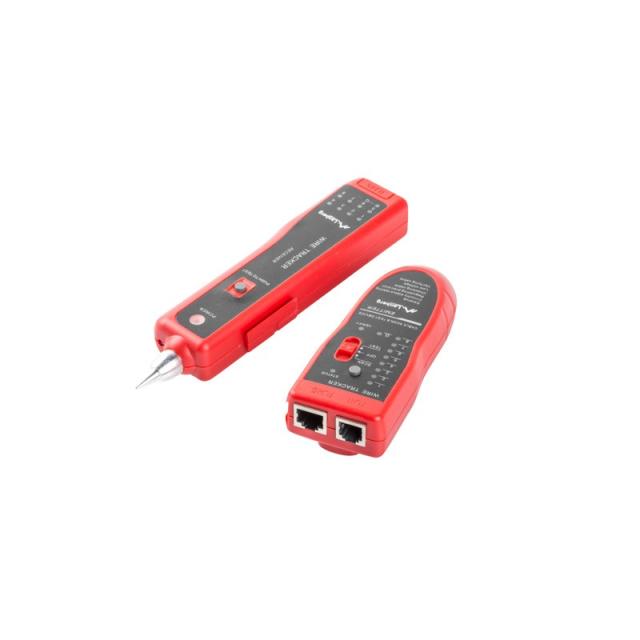 Lanberg - NT-0501 comprobador de cables de red Negro, Rojo