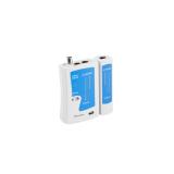 Lanberg - NT-0401 comprobador de cables de red Comprobador de cables UTP/STP Azul, Blanco