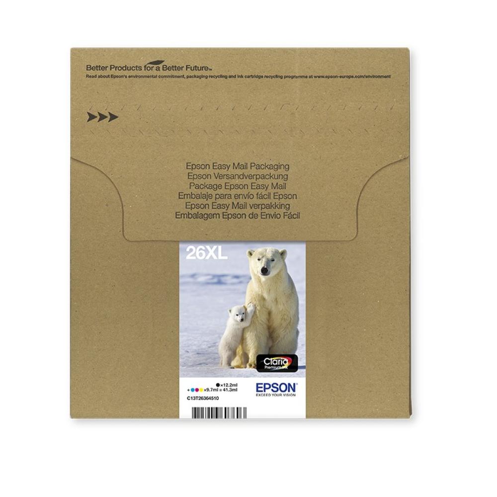 Epson - Polar bear Multipack 4-colours 26XL EasyMail