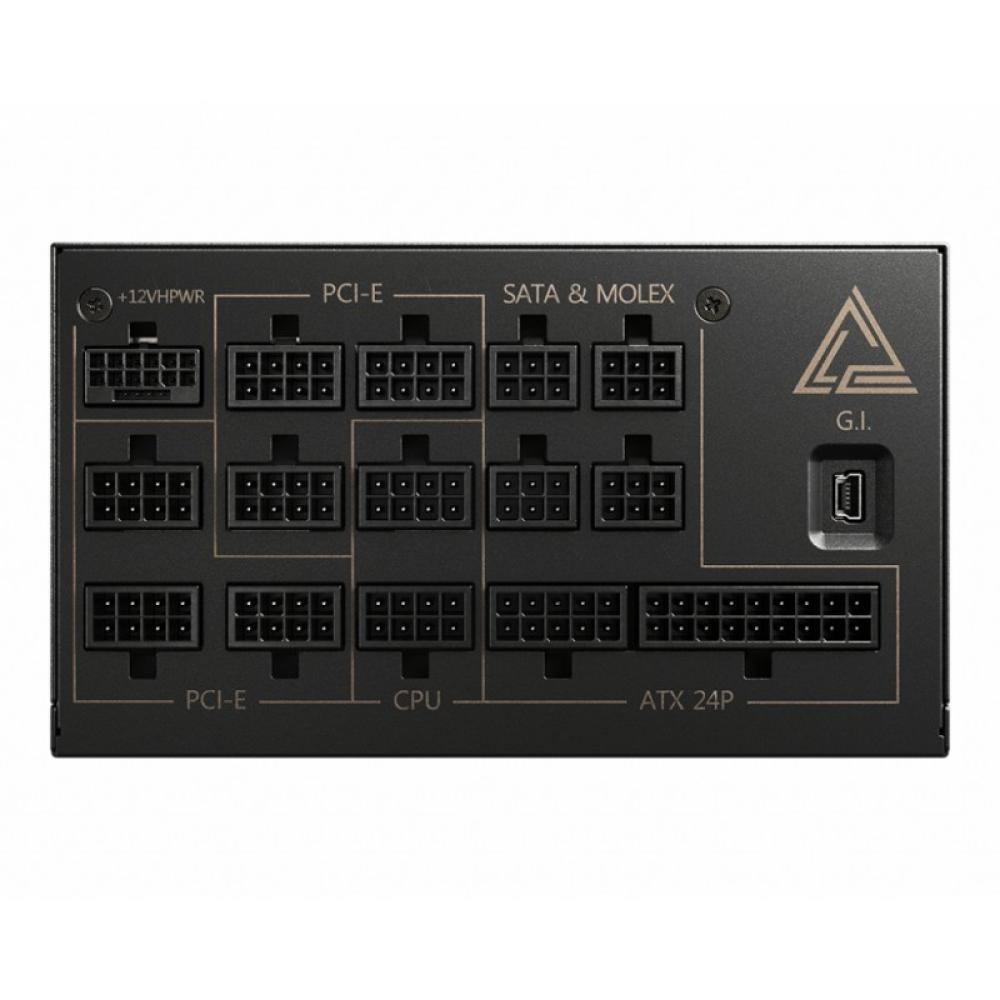 MSI - MEG AI1300P PCIE5 unidad de fuente de alimentación 1300 W 24-pin ATX ATX Negro