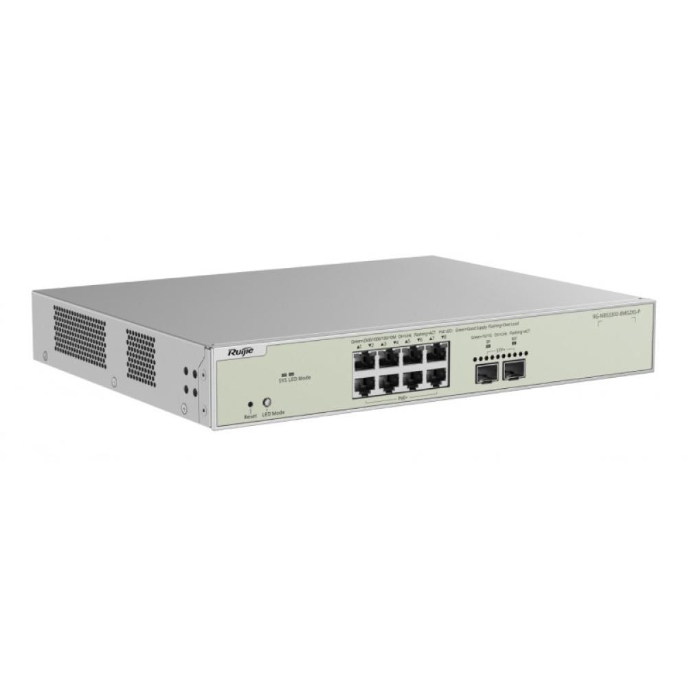 Ruijie Networks - RG-NBS3300-8MG2XS-P switch Gestionado L2 Energía sobre Ethernet (PoE) Gris