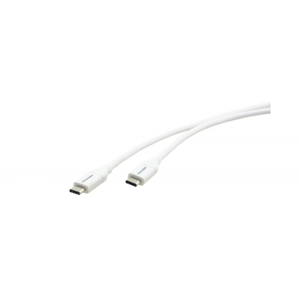 Kramer Electronics - C-USB/CC-6 cable USB USB 2.0 1,8 m USB C Blanco