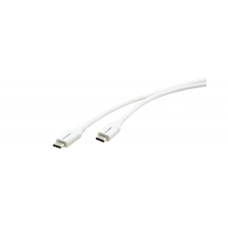 Kramer Electronics - C-USB/CC-6 cable USB USB 2.0 1,8 m USB C Blanco