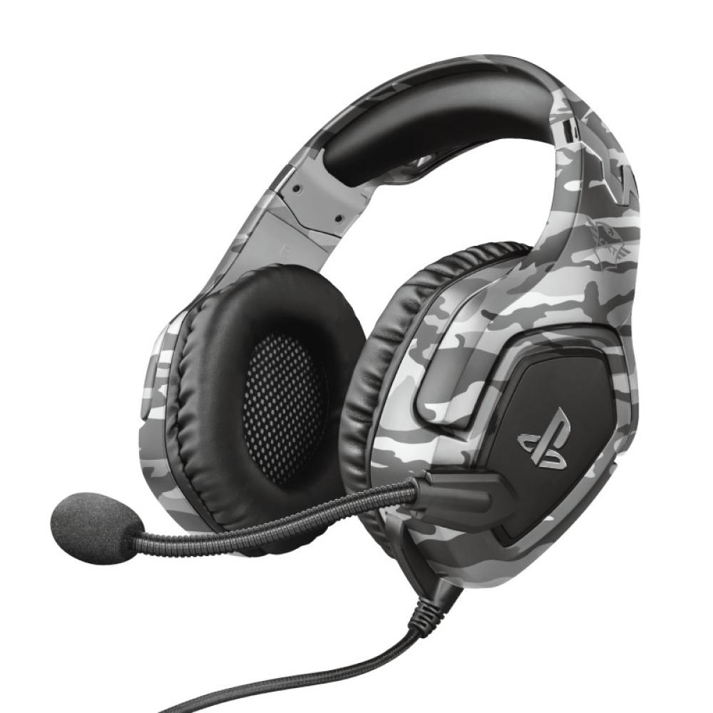 Trust - GXT 488 Forze PS4 Auriculares Alámbrico Diadema Juego Negro, Gris