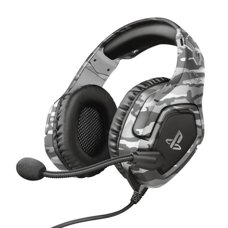 Trust - GXT 488 Forze PS4 Auriculares Alámbrico Diadema Juego Negro, Gris