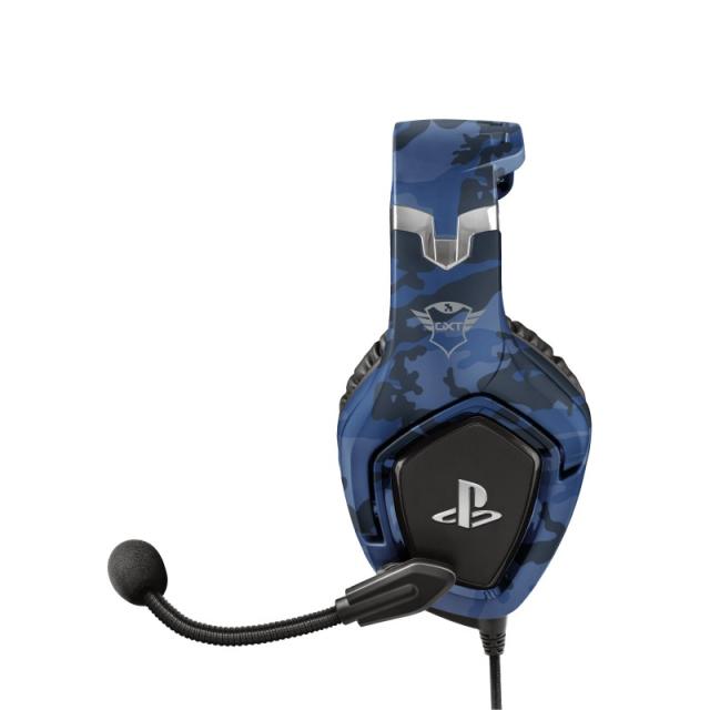 Trust - GXT 488 Forze PS4 Auriculares Alámbrico Diadema Juego Negro, Azul