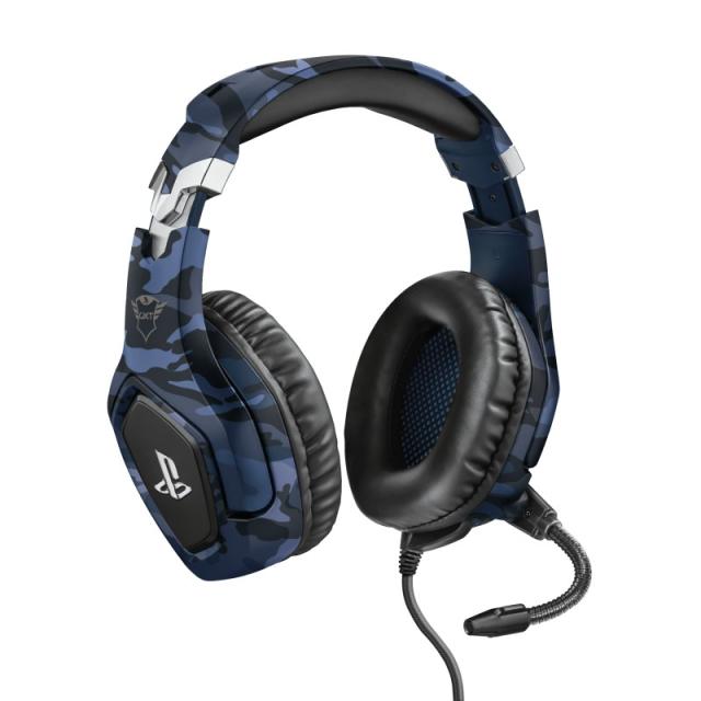 Trust - GXT 488 Forze PS4 Auriculares Alámbrico Diadema Juego Negro, Azul