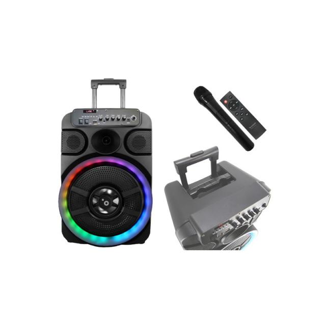 Sunstech - MUSCLES12BK altavoz portátil o de fiesta Altavoz monofónico portátil Negro 40 W