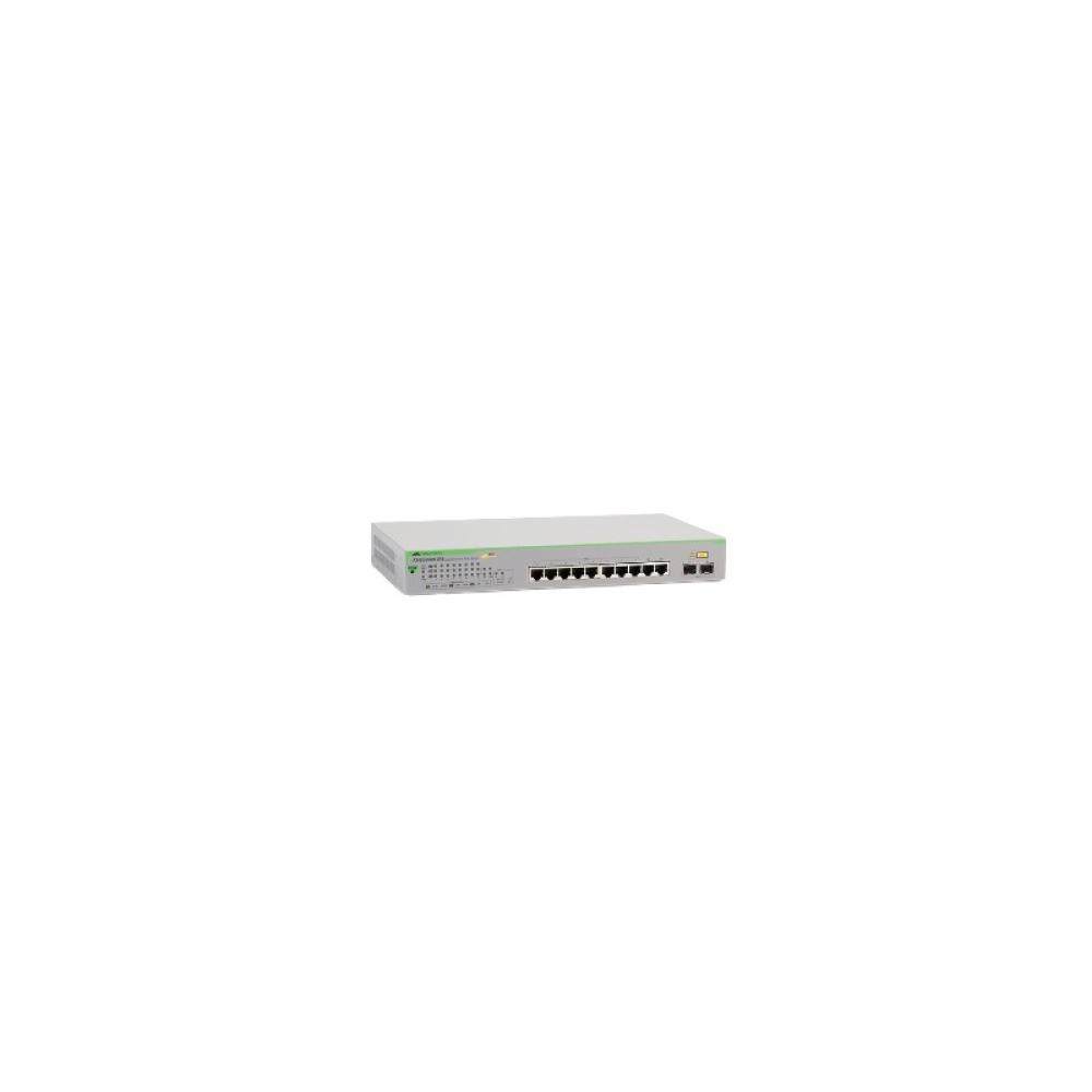 Allied Telesis - GS950/10PS Gestionado Gigabit Ethernet (10/100/1000) Energía sobre Ethernet (PoE) Verde, Gris