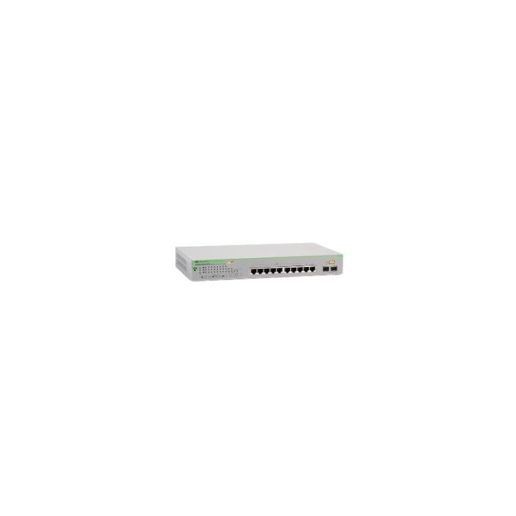 Allied Telesis - GS950/10PS Gestionado Gigabit Ethernet (10/100/1000) Energía sobre Ethernet (PoE) Verde, Gris
