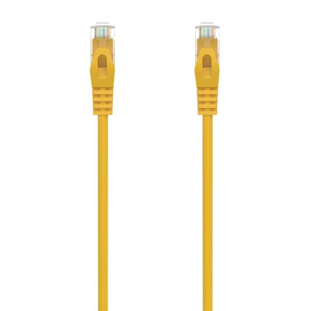 AISENS - Cable de Red Latiguillo RJ45 LSZH Cat.6A 500 Mhz UTP AWG24, Amarillo, 3.0M
