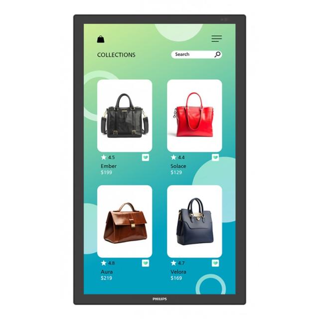Philips - 3000 series 32BDL3751T/00 pantalla de señalización Panel plano interactivo 80 cm (31.5") LCD Wifi 350 cd / m² Full HD