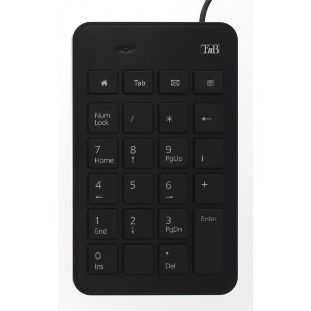 T''nB - MPV1 teclado numérico Portátil USB Negro