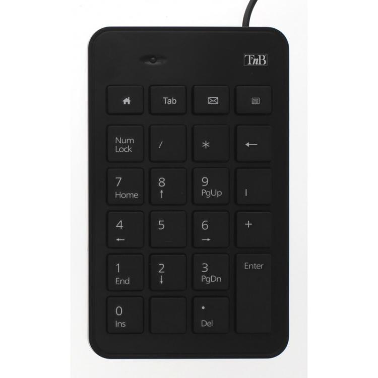 T''nB - MPV1 teclado numérico Portátil USB Negro