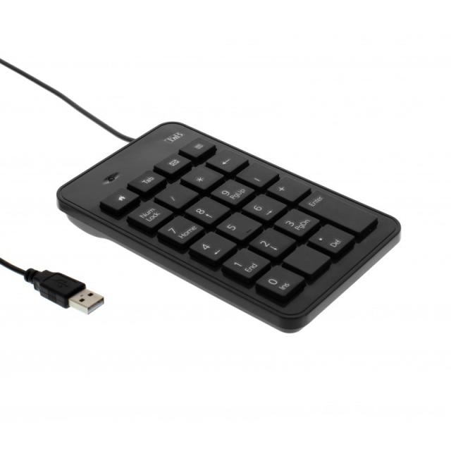 T''nB - MPV1 teclado numérico Portátil USB Negro