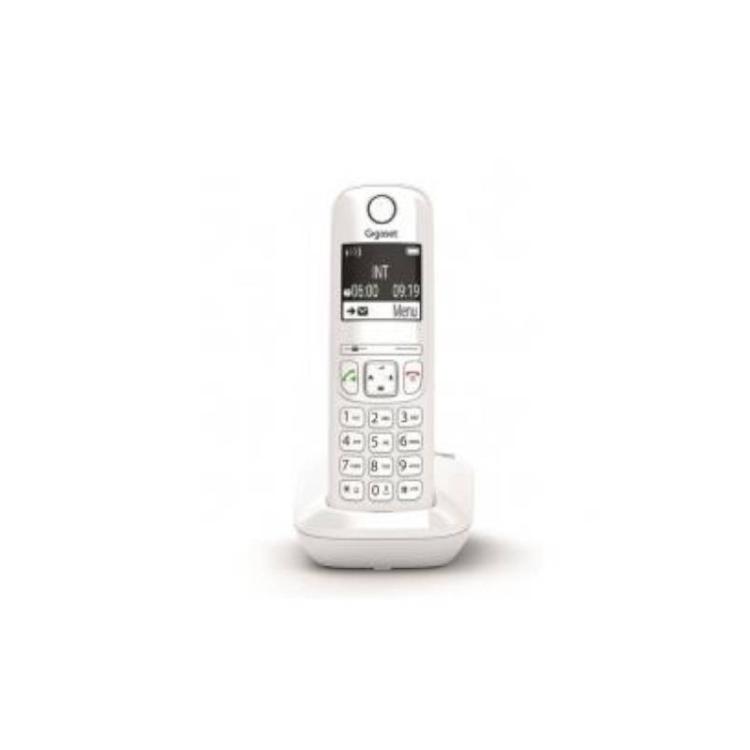 Gigaset - AS690 Teléfono DECT/analógico Identificador de llamadas Blanco