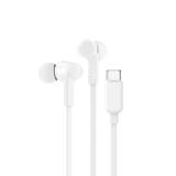 Belkin - SoundForm Auriculares Alámbrico Dentro de oído Música/uso diario USB Tipo C Blanco