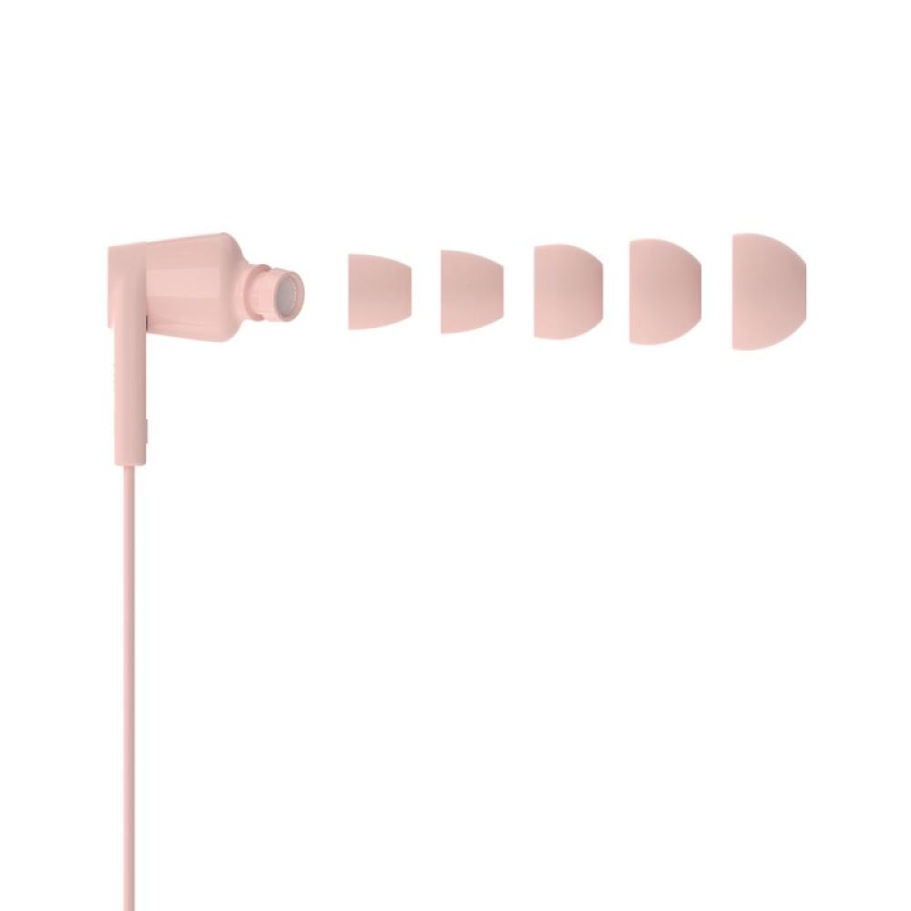 Belkin - SoundForm Auriculares Alámbrico Dentro de oído Música/uso diario USB Tipo C Rosa
