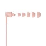 Belkin - SoundForm Auriculares Alámbrico Dentro de oído Música/uso diario USB Tipo C Rosa