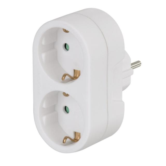 Hama - 00121937 adaptador de enchufe eléctrico Tipo A Blanco