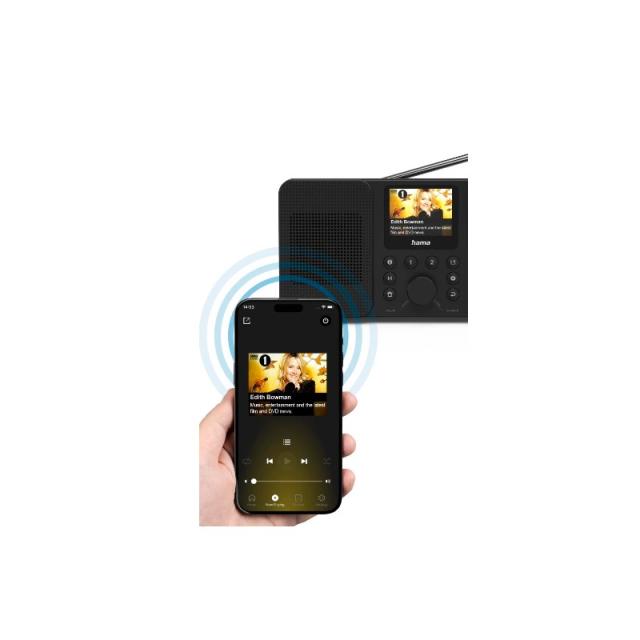 Hama - 00054257 radio Personal Digital Negro