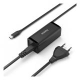 Hama - 00200023 adaptador e inversor de corriente Interior 65 W Negro