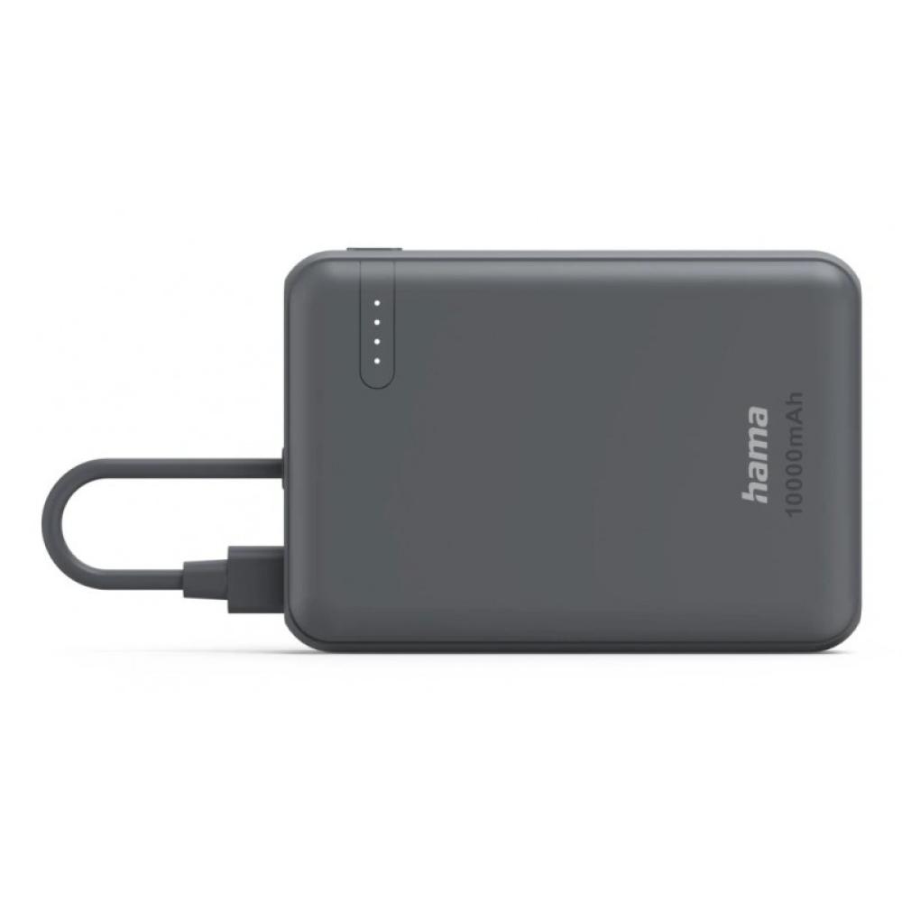 Hama - Travel Polímero de litio 10000 mAh Antracita