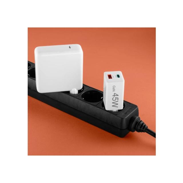 Hama - 00201993 cargador de dispositivo móvil Teléfono móvil, Portátil, Smartphone, Tableta Blanco Corriente alterna Carga rápid