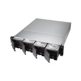 QNAP - TL-R1200C-RP caja para disco duro externo Carcasa de disco duro/SSD Negro, Gris 2.5/3.5"