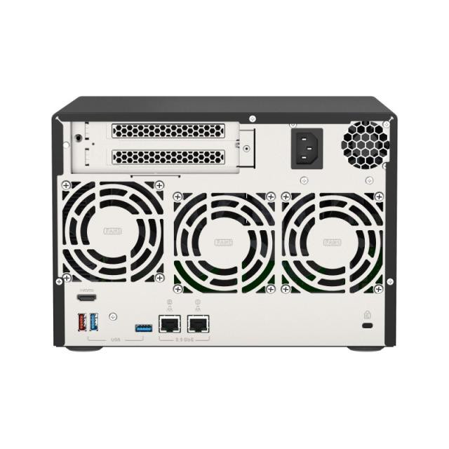 QNAP - TVS-675 NAS Torre ZhaoXin KaiXian KX-6000 KX-U6580 8 GB DDR4 0 TB QuTS hero Negro