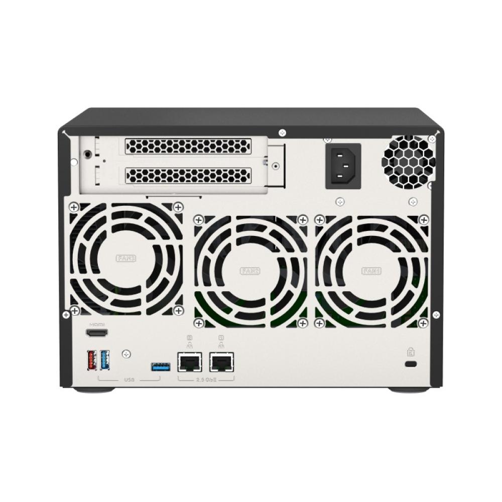 QNAP - TVS-675 NAS Torre ZhaoXin KaiXian KX-6000 KX-U6580 8 GB DDR4 0 TB QuTS hero Negro