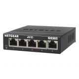 NETGEAR - GS305 No administrado L2 Gigabit Ethernet (10/100/1000) Negro