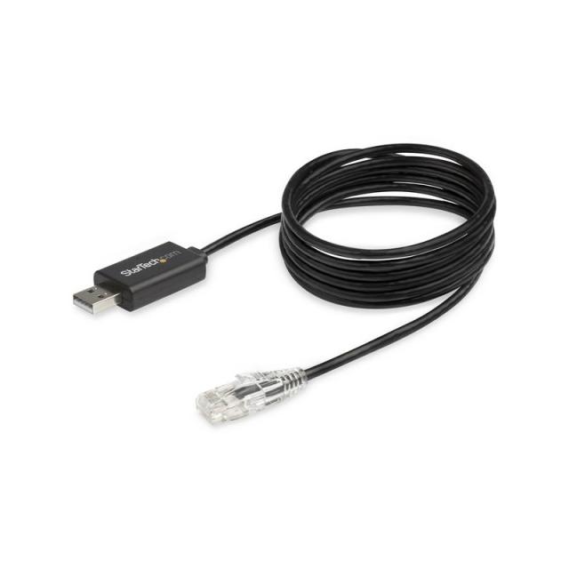 StarTech.com - Cable de 1,8m Rollover para Consola Cisco - USB a RJ45