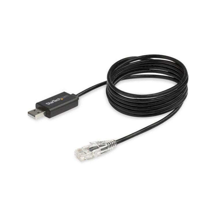 StarTech.com - Cable de 1,8m Rollover para Consola Cisco - USB a RJ45