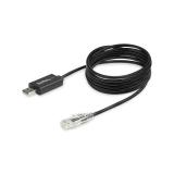 StarTech.com - Cable de 1,8m Rollover para Consola Cisco - USB a RJ45