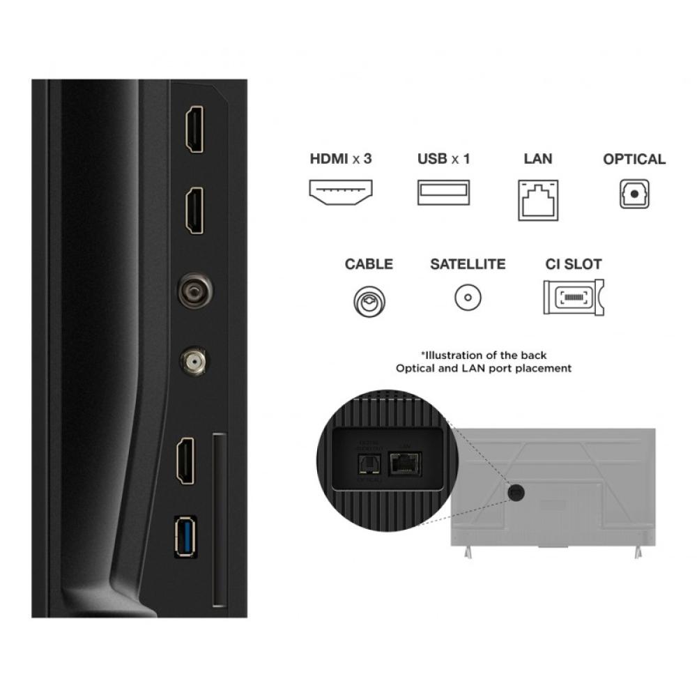 TCL - P6K 43P6K Televisor 109,2 cm (43") 4K Ultra HD Smart TV Wifi Metálico