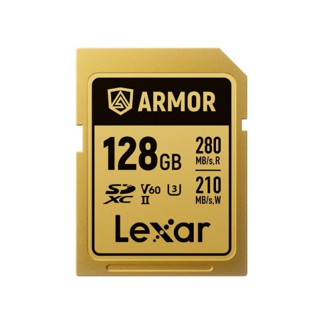Lexar - Armor Gold 128 GB SDXC UHS-II