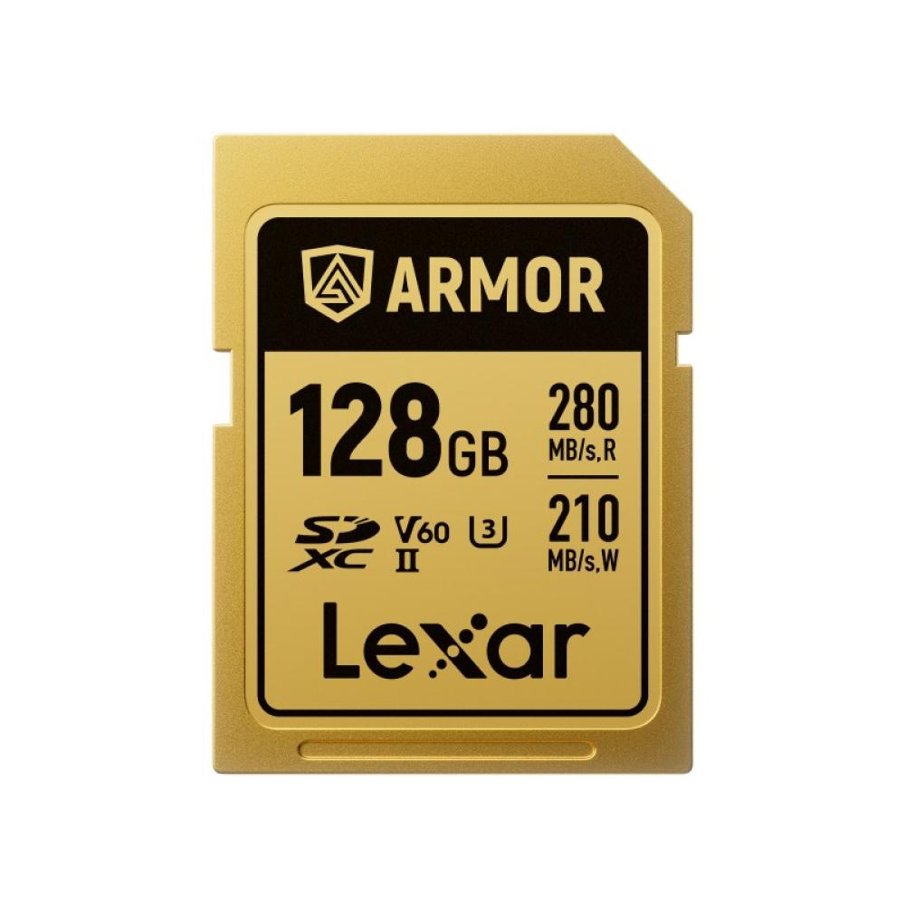 Lexar - Armor Gold 128 GB SDXC UHS-II