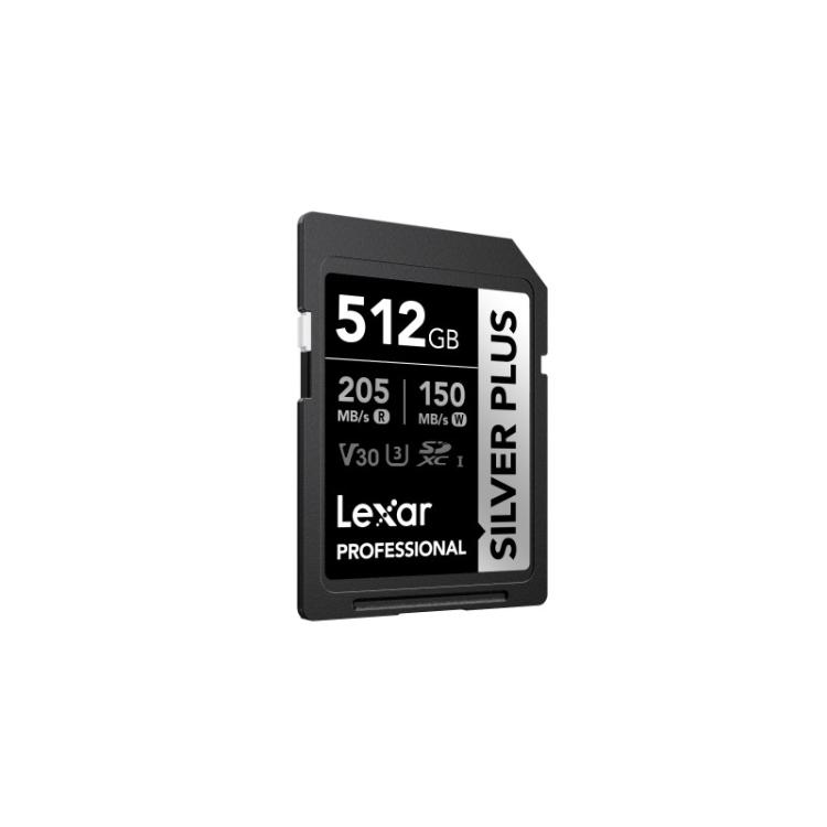 Lexar - Professional SILVER PLUS 512 GB SDXC UHS-I