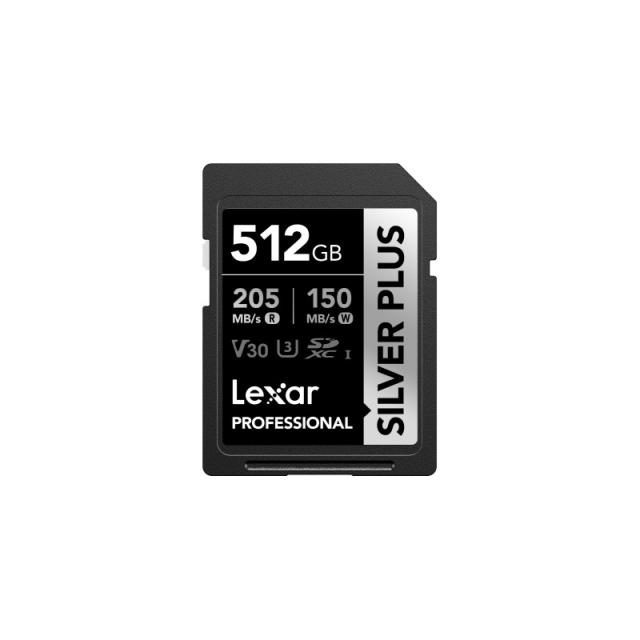 Lexar - Professional SILVER PLUS 512 GB SDXC UHS-I