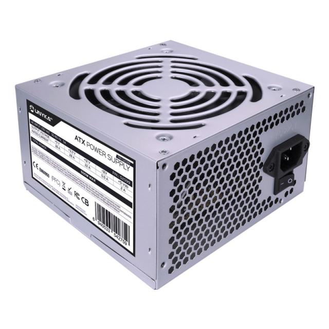 UNYKAch - ATX 500W unidad de fuente de alimentación 20+4 pin ATX Plata