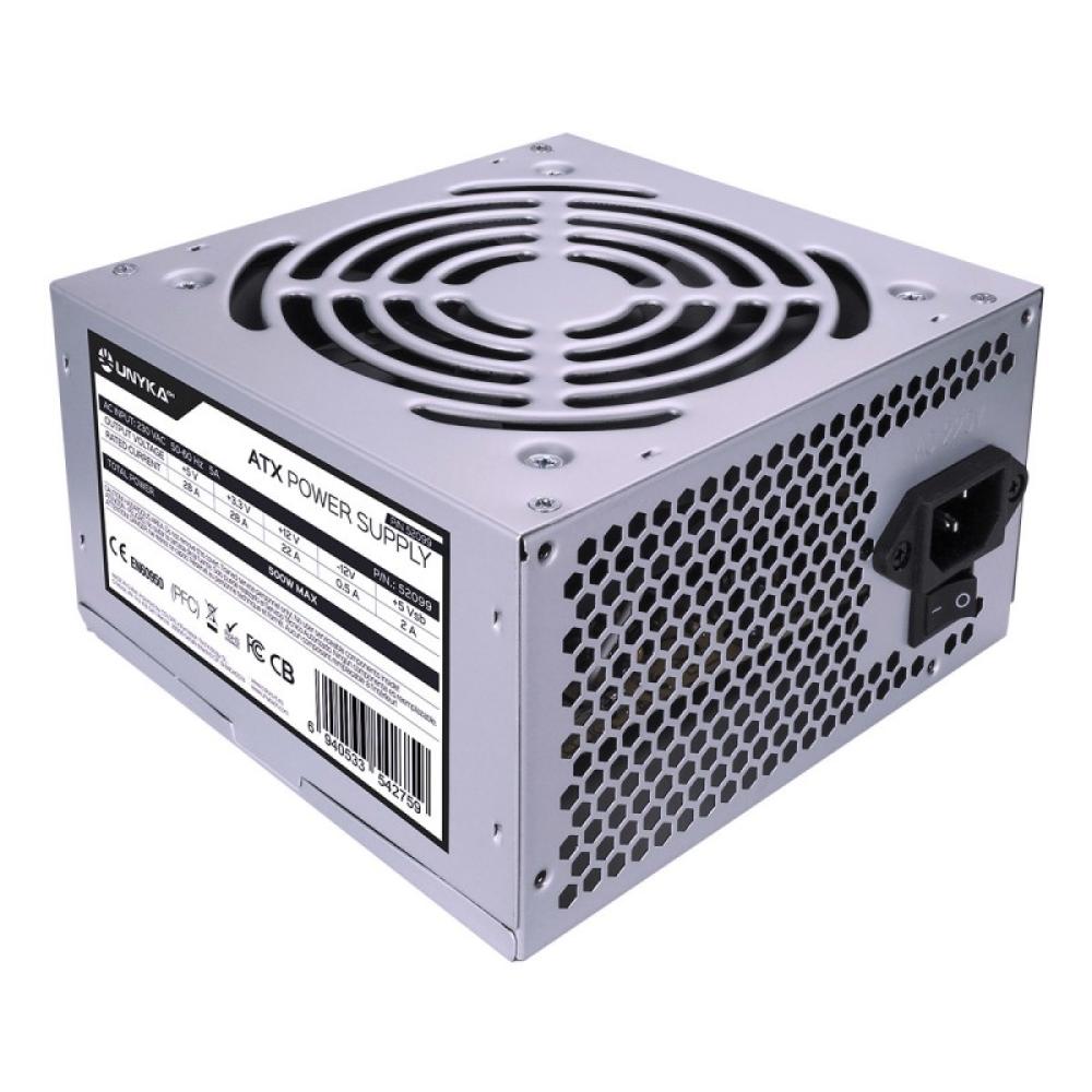 UNYKAch - ATX 500W unidad de fuente de alimentación 20+4 pin ATX Plata