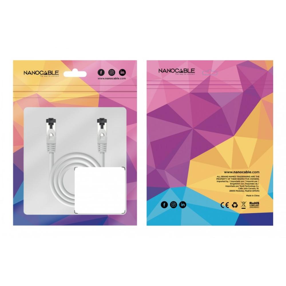Nanocable - Cable de Red Latiguillo Cat.8.1 2GHz LSZH SSTP AWG26, Gris, 5 m