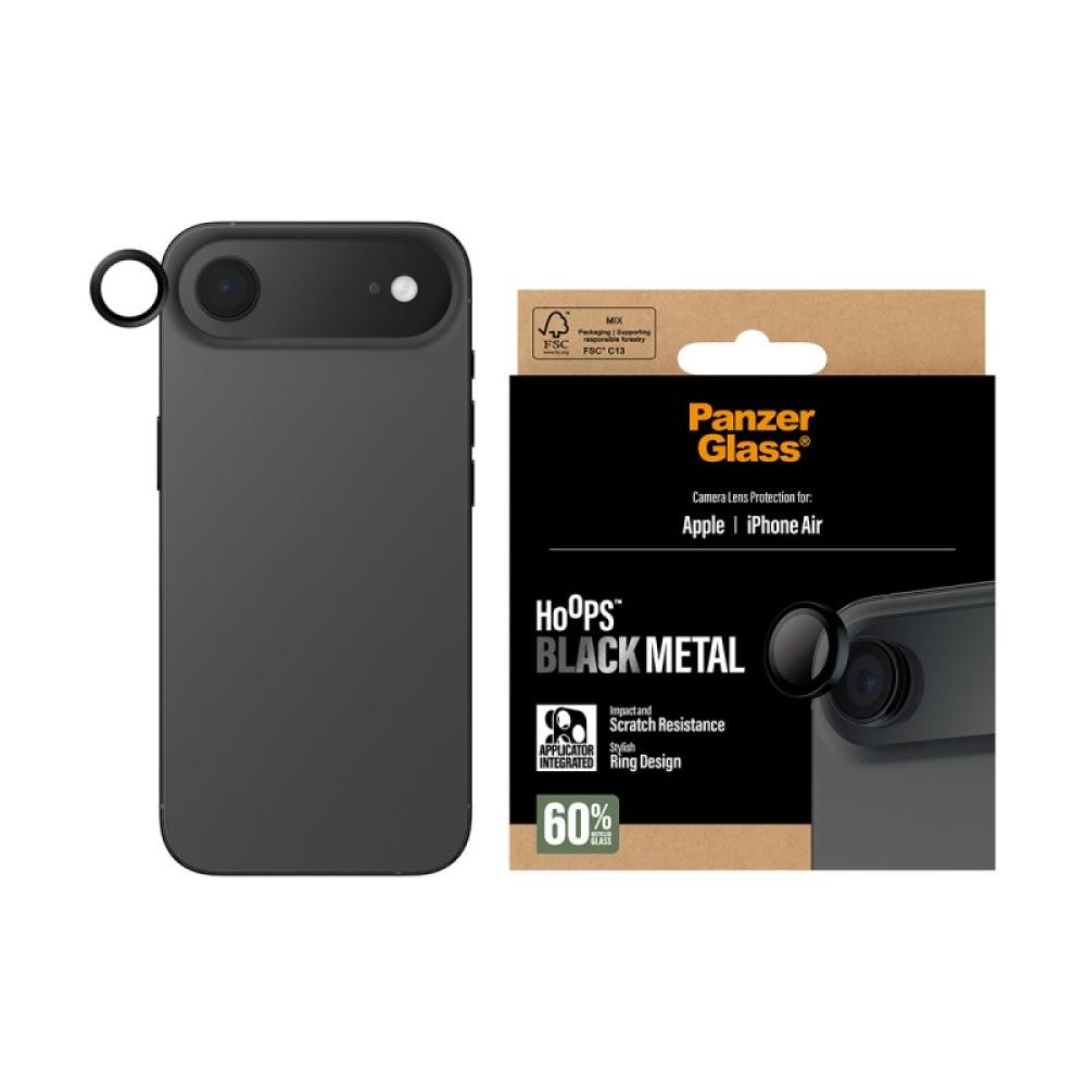 PanzerGlass - Hoops® Camera Lens Protector Black iPhone Air Protector de pantalla Apple 1 pieza(s)