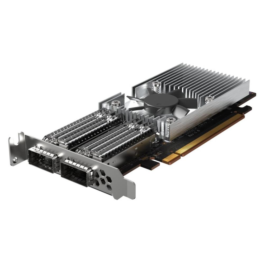QNAP - QXG-100G2SF-E810 adaptador y tarjeta de red Interno Fibra 100000 Mbit/s