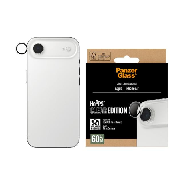 PanzerGlass - Hoops® Camera Lens Protector Transparent iPhone Air Protector de pantalla Apple 1 pieza(s)